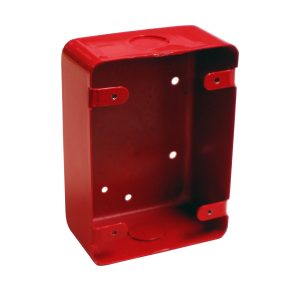 Series 700 Interior Surface Mount Backbox, Red Finish