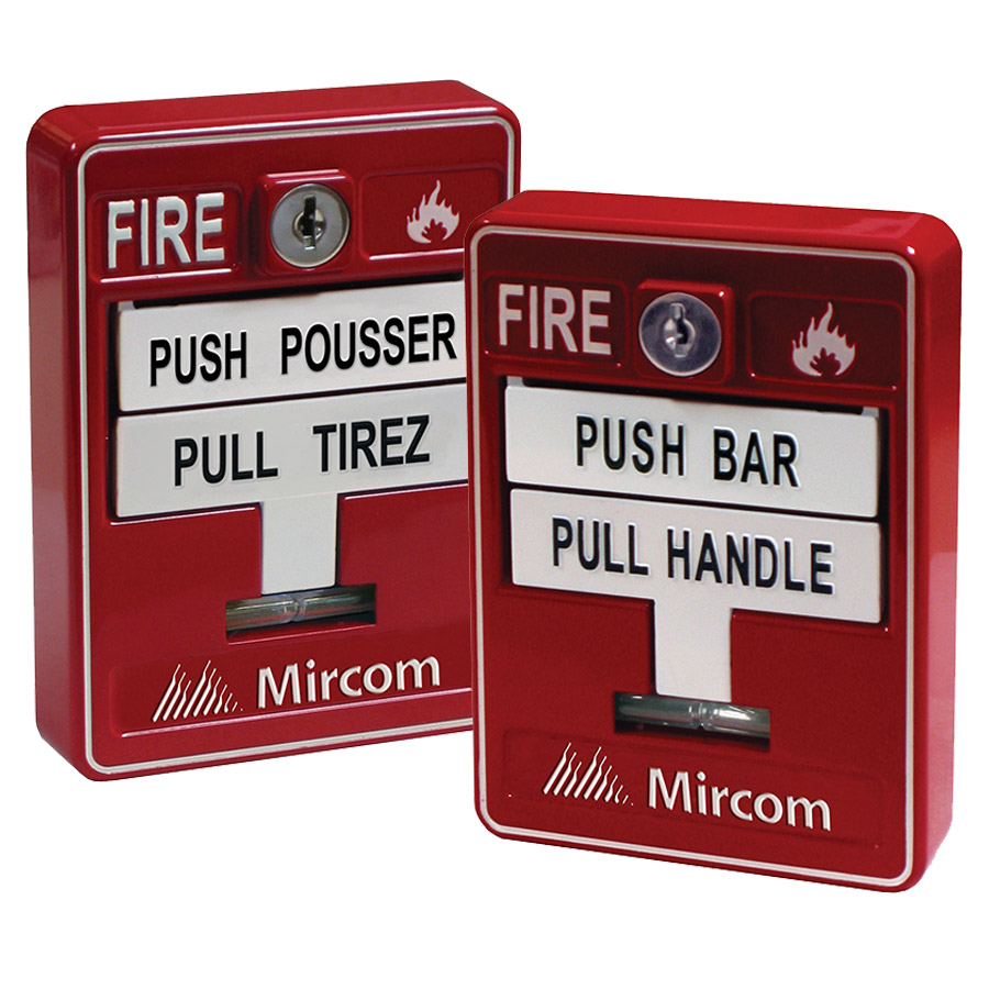 Mircom Addressable Fire Alarm Dual Action Pull Stations MS710U for sale online 